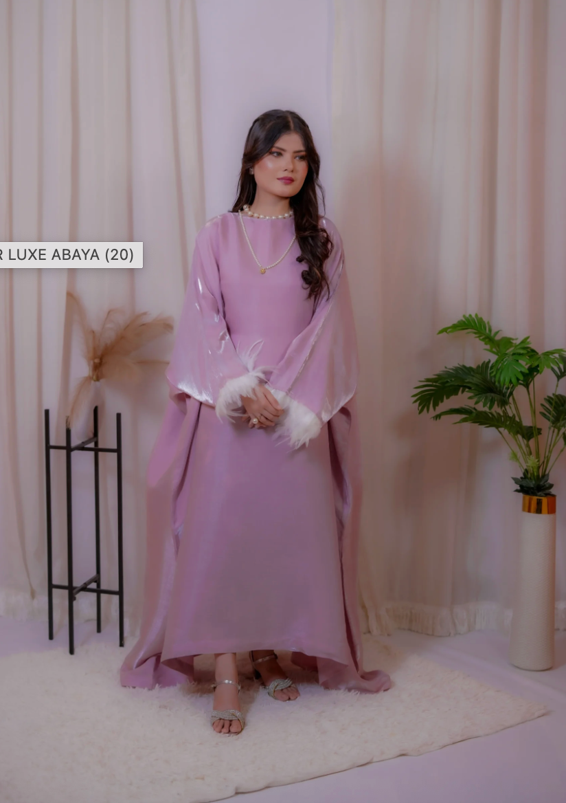 FEATHER LUXE ABAYA
